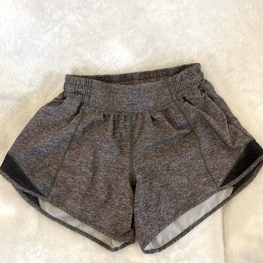Grey Hotty Hot Lululemon shorts